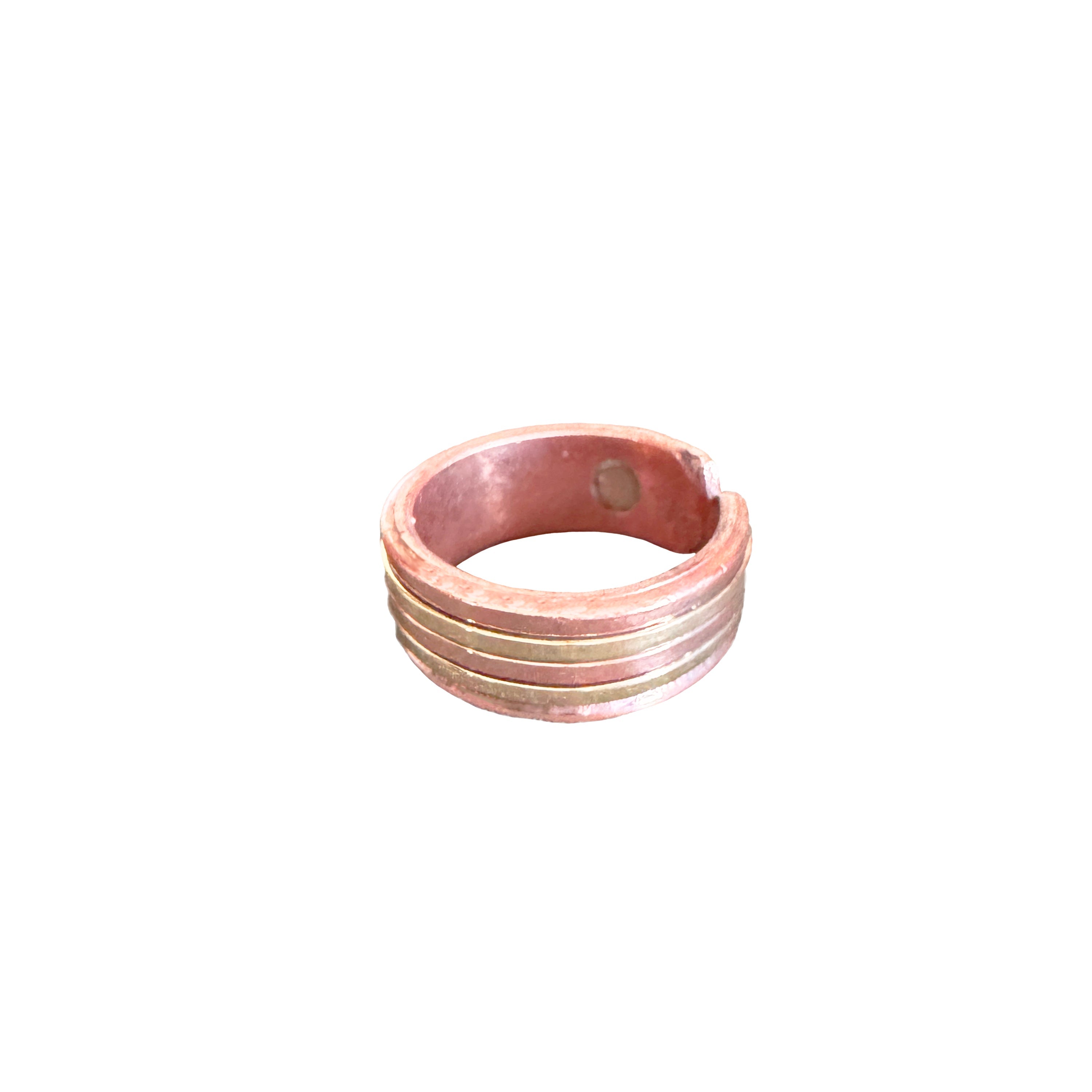 Men's bare. copper. Magnetic Rings